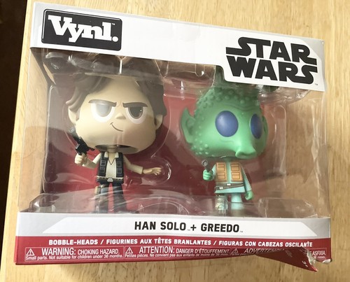 Funko Vynl Star Wars Han Solo + Greedo Vinyl Bobble-Heads - Picture 2 of 7