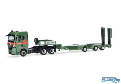 Herpa Max Wild MAN TGX GM Allrounder Tiefladesattelzug