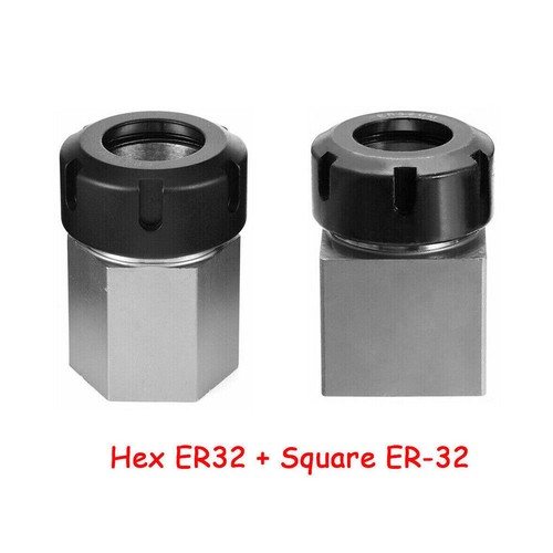 ER-32 Hex+Square Collet Block Set Spring Chuck Holder Lathe Engraving Machine AU - Picture 7 of 16