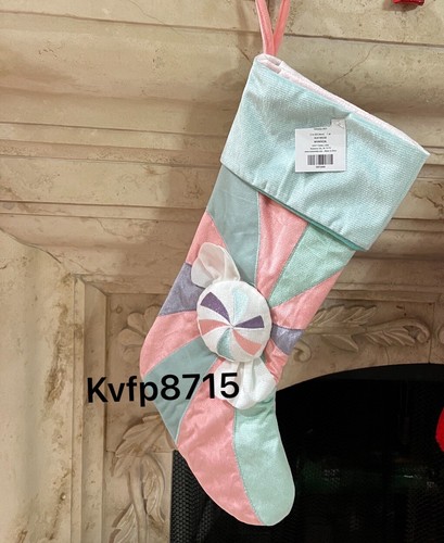 3-D Pastel Candy Land Stocking Christmas Colorful Candy Cozy - Picture 2 of 3