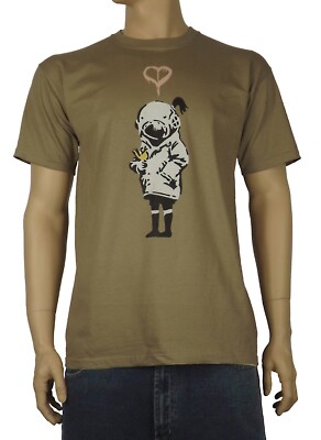 BANKSY THINK TANK T-SHIRT - Urban Art Blur - Farbwahl, S bis 3XL