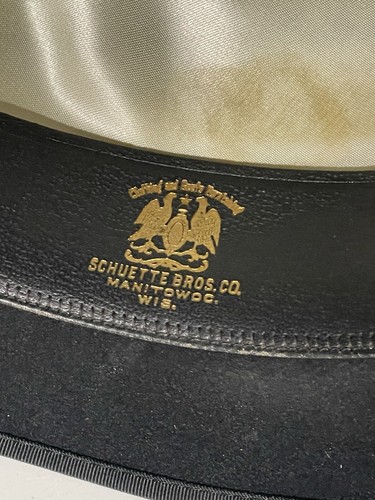 Vintage Royal John B Stetson Co. Fedora Hat Black Size 7 1/8 Royal Stetson - Picture 7 of 7