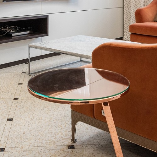 Glas Tischplatte rund Ersatz Esstisch 18" 1/4 dick gehärtet flache Kante - Bild 5 von 13