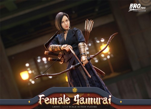 BROTOYS LR005 1/12 Female Girl Ninja Samurai Warrior 6in Action Figures Model - Picture 6 of 12