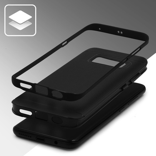 Urcover® Case Ibrido Stile Carbonio Cover Dual Layer Custodia TPU Samsung - Foto 5 di 19