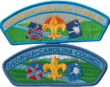 Georgia - Carolina Council GA Set of 2 CSPs Blue Bdr (AR3479)