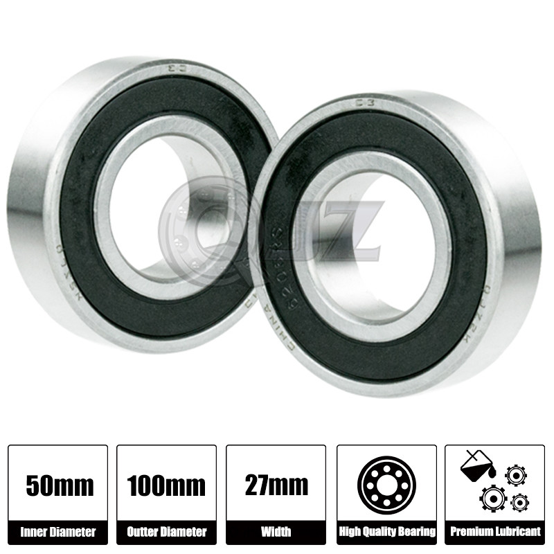 2x 6904-2RS Ball Bearing 20mm x 37mm x 9mm Rubber Seal Premium RS 2RS Shielded
