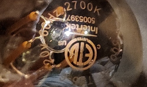 Intertek 5005397 6 Watts LED Light Bulb 2700k 500 Lumens - Bild 3 von 3