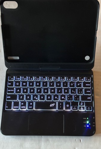 Teclado de carga retroiluminado giratorio Lenrich con trackpad - ¡Ver dimensiones COMO NUEVO! - Imagen 3 de 9