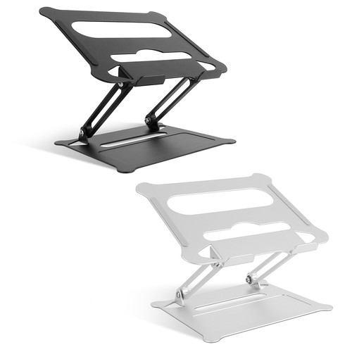 Adjustable Foldable Laptop Stand Holder Aluminum Notebook Riser For 10-17 inch - Picture 2 of 13