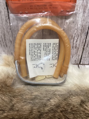 Vintage Pocket Rocket Slingshot MAGNUM HUNTING SLINGSET New Old Stock MINT - Picture 5 of 7