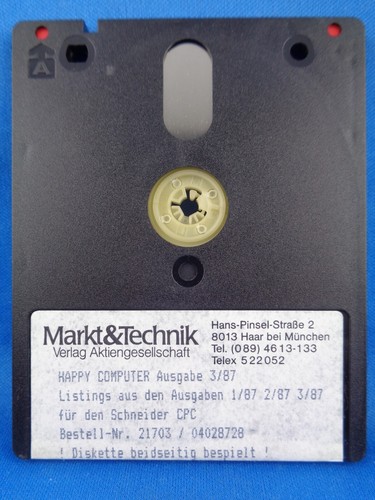 SCHNEIDER/AMSTRAD CPC -- HAPPY COMPUTER DISKS -- # AUSWAHL # - Bild 12 von 30