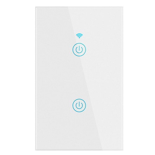 WiFi Smart Light Switch 1/2/3 Gang No Neutral Wire Required for Google/Alexa APP - Picture 14 of 15