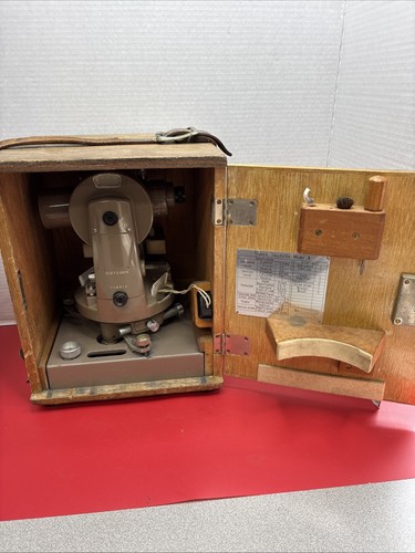 Dietzgen Transit Theodolit Modell A mit Werkzeug und Tragetasche. Vintage - Bild 1 von 17