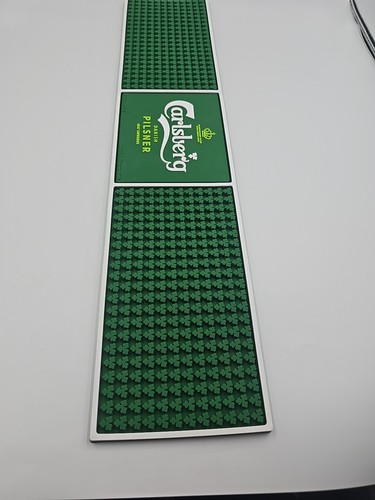 Tapis en caoutchouc goutte à goutte bière Carlsberg Pilsner Bar Runner Wetstop 59 x 12,5 x 0,8 cm - Photo 10/13