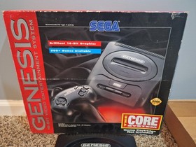 Sega Genesis Model 2 Console Complete in Box CIB CLEAN STUFF TESTED WORKING