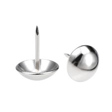 Upholstery Nails Tack 16mm Head Dia Round Thumb Push Pin 100 Pcs