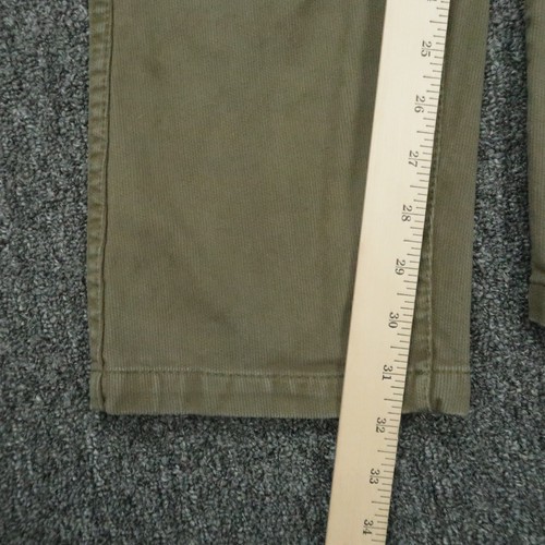 Iron and Resin Pants Mens 36x32 Green Corduroy Workwear Utility Premium - Picture 8 of 10