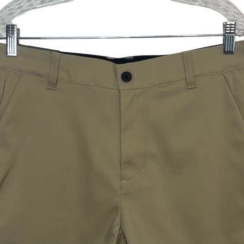 Puli Khaki Stretch Gewebte Shorts Herren Größe 32 Khaki Neu Golf Sommer - Bild 3 von 10