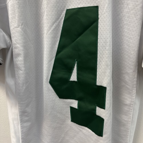 Brett Favre Packers Jersey White Home #4 Small On Field Reebok - Picture 3 of 6