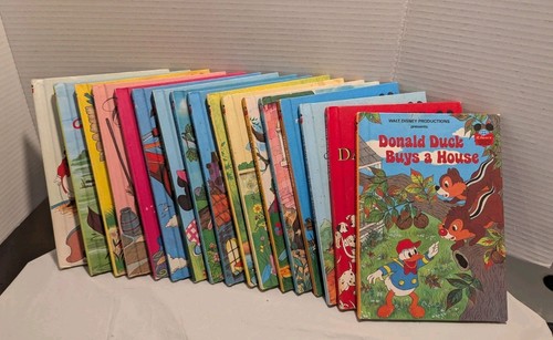 Lot Of 17 Vintage Walt Disney Wonderful World Of Reading Children’s Books READ - Picture 2 of 24