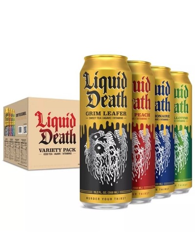 Liquid Death, Iced Tea Variety Pack (Grim Leafer, Rest in Peach, Dead Billion... - Picture 4 of 6