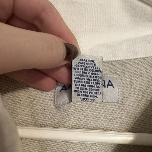 Graues Arizona Jean Co Langarm 100 % Baumwolle Polo - Größe 3XLT - Bild 3 von 4