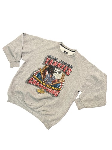 Sudadera De Colección 96’ New York Yankees Starter Gris Serie Mundial Campeones Para Hombres XL - Imagen 4 de 13