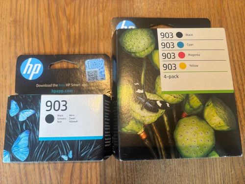 HP 903 Original Ink Cartridge, 6ZC73AE - Black/Cyan/Magenta/Yellow + 903 black - 第 1/1 張圖片
