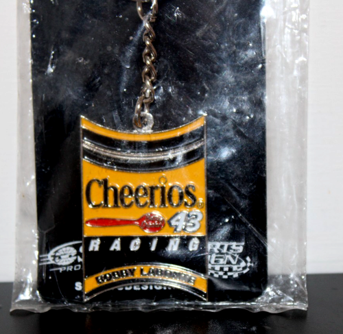 BOBBY LABONTE #43 CHEERIOS RACING SPORTS DESIGN KEY CHAIN BRAND NEW!!!!! - Picture 2 of 5