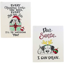 Kay Dee Designs Dog....We Can Explain Swedish Cloth Hand Towel Set Puppy