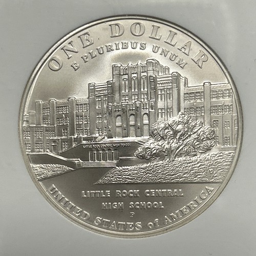 2007-P $1 Little Rock Uncirculated Silver Dollar NGC MS70 Ultra Cameo. - Picture 5 of 6
