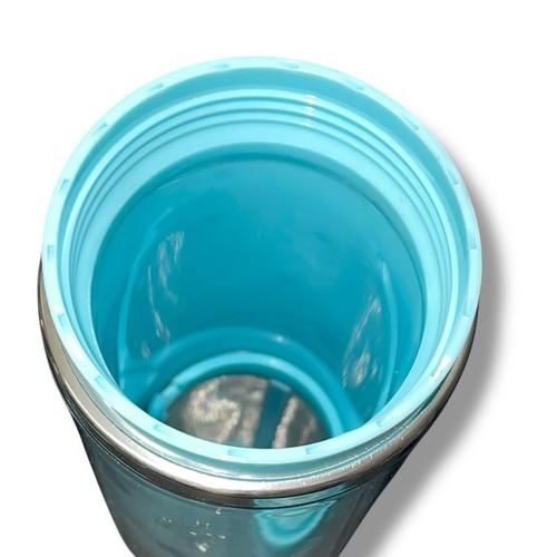 Davids Tea Tumbler Infuse Steep Travel Mug Gondola Office Commute Loose Icy Blue - Picture 5 of 13