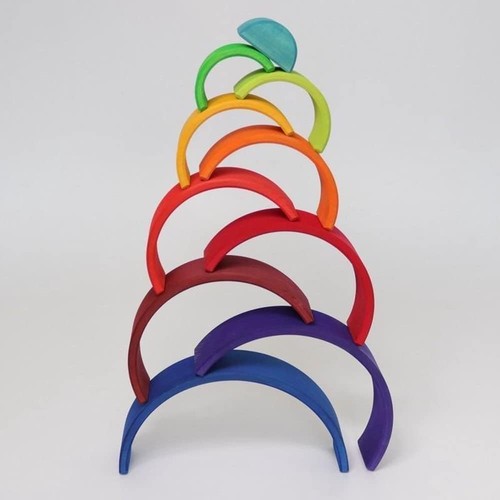 Grimm's Spiel und Holz Design Grimms Rainbow Number Country, 10 Pieces - 第 3/4 張圖片