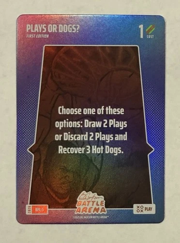 🔥2026 Bo Jackson Battle Arena Plays Or Dogs? Bonus Play Foil SSP #BPL-5🔥