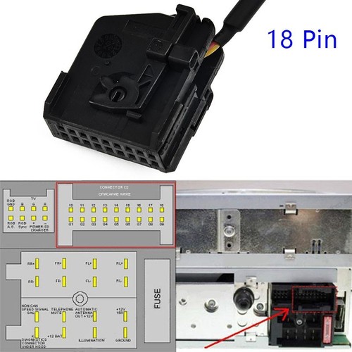 Cavo Adattatore Per Mercedes Comand 2.0 Per 220 W211 W208 W168 W203 Accessori - Bild 7 von 12