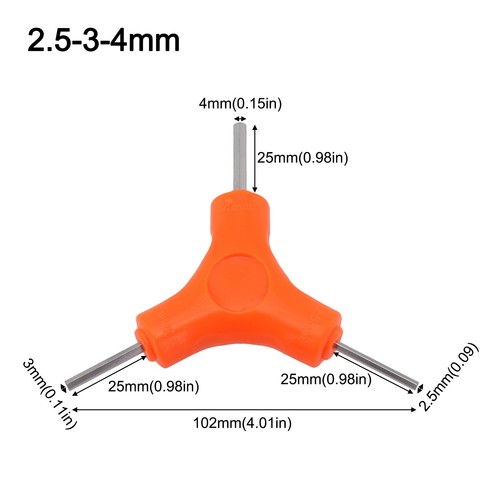 Professional Trigeminal Hex Key Hexagon Wrench Set for Smooth Bike Maintenance - Picture 13 of 38