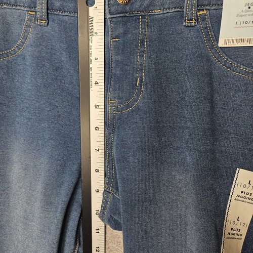 Cat & Jack Jeggins Girls Size10/12 LightBlue Soft Adjustable Waist Super Stretch - Picture 8 of 14