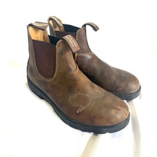 Blundstone Leather Chelsea Boots Classic Brown Leather Pull On Size US 11 Men