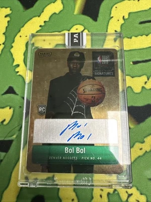 Bol Bol Draft Panini Instant Night Signatures Metal 8/10 - Image 1 of 2