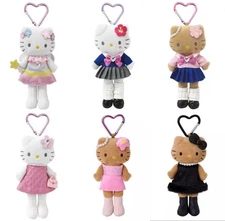 Sanrio Genuine Hello Kitty Long Legs Kawaii y2k Plush Keychain Doll Toy Figure