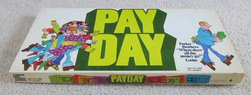 Vintage PayDay Board Game (Parker Brothers 1976) 100% Complete Good Game