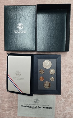 Set Prestige Proof 1990 con scatola OGP in perfette condizioni e certificato di autenticità - Foto 3 di 8