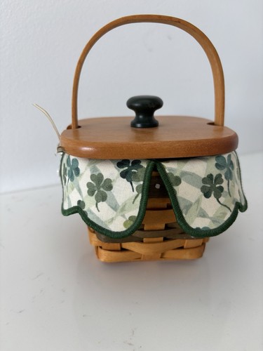 St. Patrick’s Day Shamrock Longaberger Baskets Green Wood - Set Of 2 - Bild 5 von 7