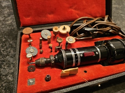 Sears Craftsman 1938 Rotationswerkzeug mit Zubehör & Koffer 117.2101 funktioniert!