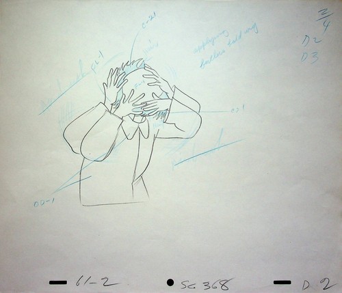 The New Scooby-Doo Movies 1972 Hand-Drawn Animation Production Ep4 Pencil