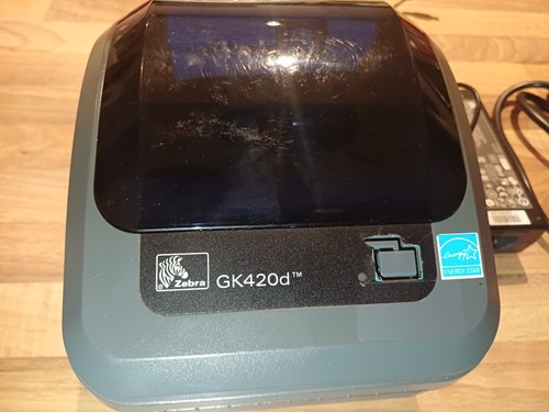 Zebra GK420D Direct Thermal Label Printer – Black – Fully Working - Picture 3 of 10