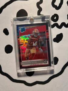 Brandon Aiyuk Donruss Optic 2020 Black Pandora /25