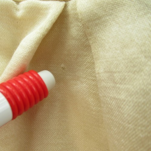 Vintage Christening Gown Dress Satin Cream Puff Sleeve Embroidered Preloved - Picture 9 of 24