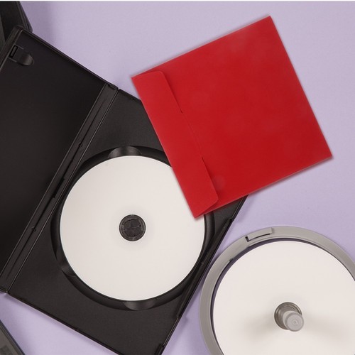 20 Pcs CD-Tasche DVD -Aufbewahrungstasche DVD-Aufbewahrungshüllen - Afbeelding 5 van 12